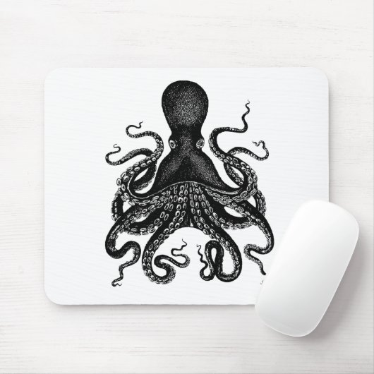 De Victoriaans octopus Muismat (Met muis)