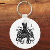 De Victoriaans octopus Sleutelhanger (Voorkant)