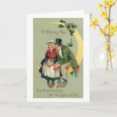 De Victoriaans Oude St. Patrick van het Paar Kaart (Gele Bloem)