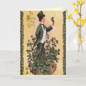De Victoriaans St. Patrick van de Heer Kaart van (Gele Bloem)