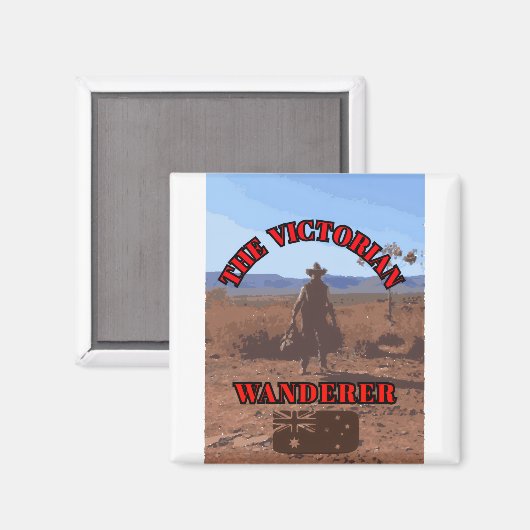 De Victoriaans zwerver Magneet (Voorkant / Achterkant)