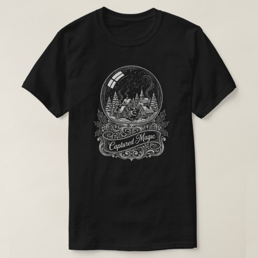 De Victoriaanse Sneeuwbol Editie T-shirt (Design voorkant)