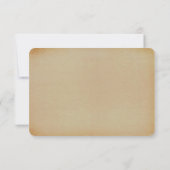 De Victoriaanse Steampunk Trouwcollectie RSVP Kaartje (Achterkant)