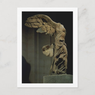 De Victory of Samothrace (Parian marble) (zie el Briefkaart