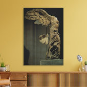 De Victory of Samothrace (Parian marble) (zie el Canvas Afdruk (Insitu (Woonkamer))