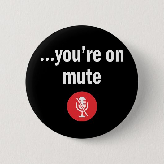 De video Vraag, het Werk van Huis, u bent op stomm Ronde Button 5,7 Cm (Voorkant)