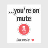 De video Vraag, u bent op stomme, u bent op stomme Sticker (Vel)