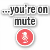 De video Vraag, u bent op stomme, u bent op stomme Sticker (Voorkant)