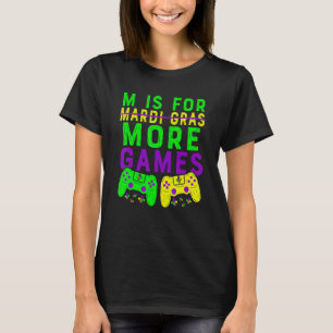 De videogame van Mardi Gras M is voor meer video G T-shirt