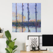 De vier bomen - Claude Monet Poster (Thuiskantoor)