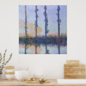 De vier bomen - Claude Monet Poster (Keuken)