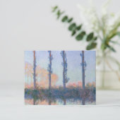 De vier bomen van Claude Monet Briefkaart (Staand voorkant)