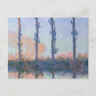 De vier bomen van Claude Monet Briefkaart