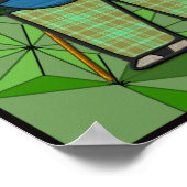 De vier duffers (fijn Poster) Poster (Hoek)