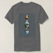 De vier elementen 1 t-shirt (Design voorkant)