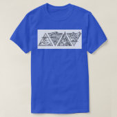 De vier elementen brandwerende aarde voor luchtwat t-shirt (Design voorkant)