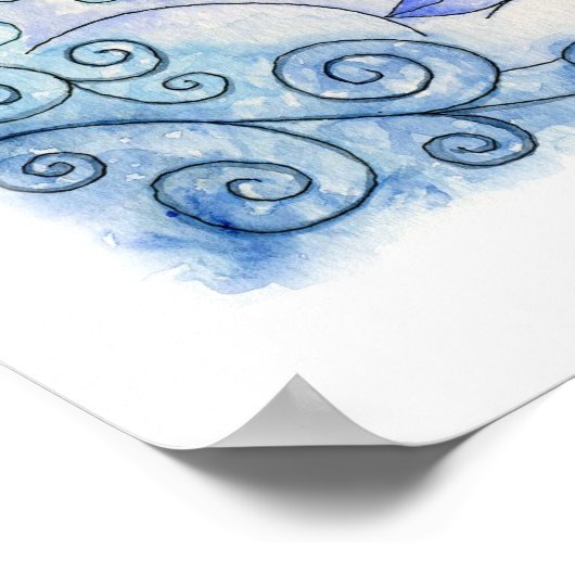 De vier Elementen drukken Poster (Hoek)