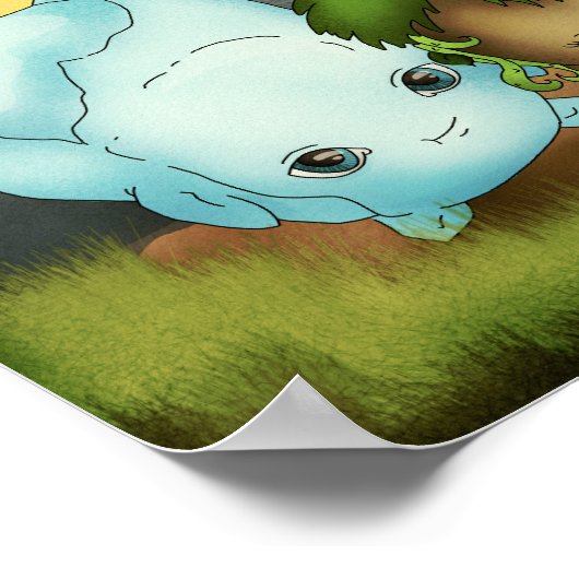 De vier elementen poster (Hoek)