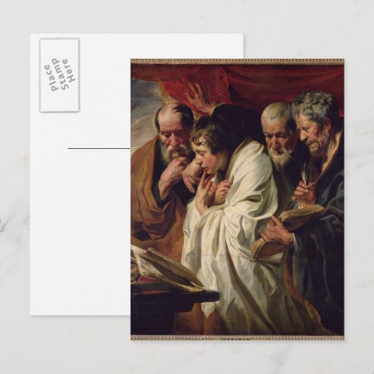 De vier Evangelisten Briefkaart (Voorkant / Achterkant)