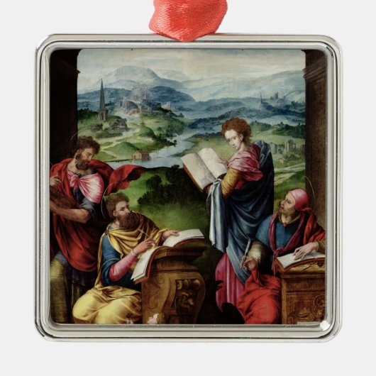 De vier Evangelisten Metalen Ornament (Voorkant)