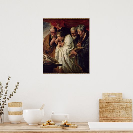 De vier Evangelisten Poster (Keuken)