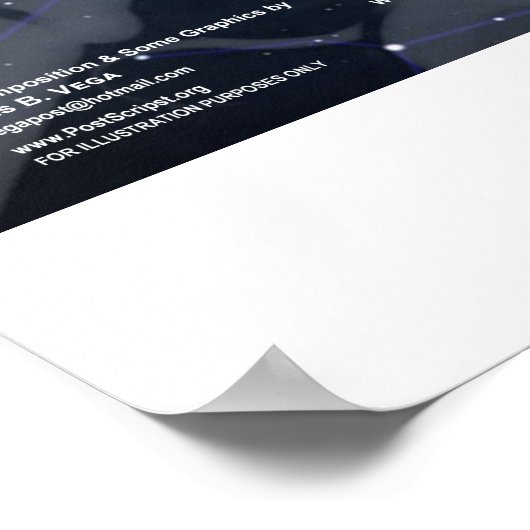 De vier hoeken van de hemel poster (Hoek)