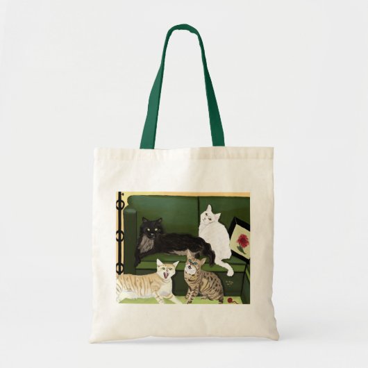 De vier kleine bergen lionzak tote bag (Voorkant)