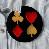 De vier kleuren ronde button 6,0 cm (In situ)