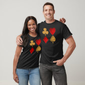 De vier kleuren t-shirt (Unisex)