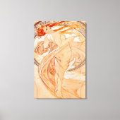 De vier kunsten - Dans, Art Nouveau Canvas Afdruk (Voorkant)