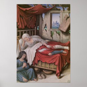 De vier maatschappelijke voorwaarden: armoede poster