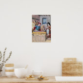 De vier maatschappelijke voorwaarden: werk poster (Keuken)