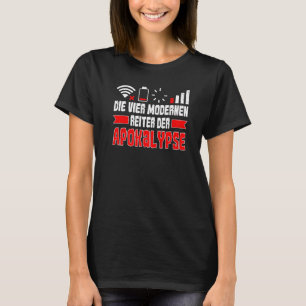 De vier moderne riders van de apocalypse computer t-shirt