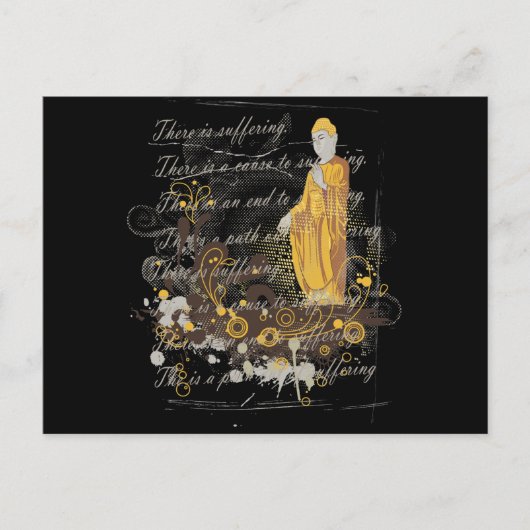 De vier Noble Truths Briefkaart (Voorkant)