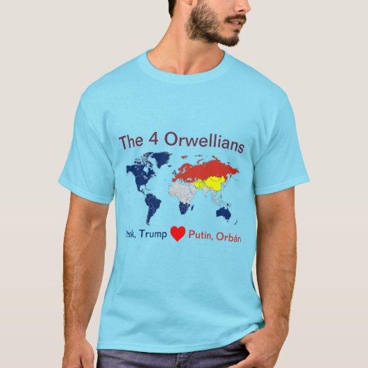 De vier Orwellians T-shirts (Voorkant)