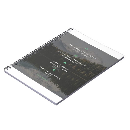 De vier overeenkomsten notitieboek (Linkerzijde)