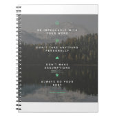 De vier overeenkomsten notitieboek (Voorkant)