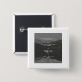 De vier overeenkomsten vierkante button 5,1 cm (Voorkant /achterkant)