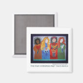 De vier paarden ontmoeten hun matchen magneet (Voorkant / Achterkant)