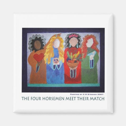 De vier paarden ontmoeten hun matchen magneet (Voorkant)