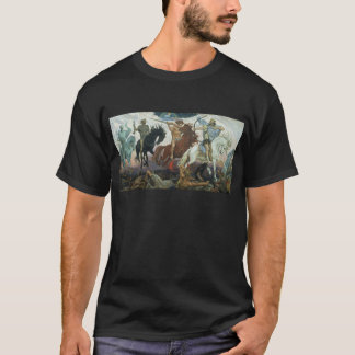 De vier paarden van Apocalypse van Viktor Vasnetso T-shirt