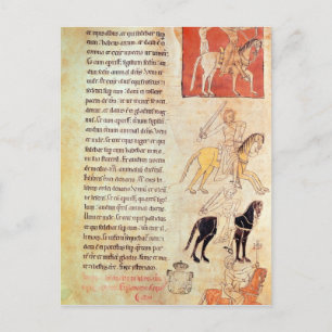 De vier paarden van de Apocalyps Briefkaart