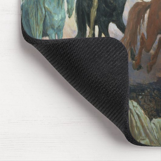 De vier paarden van de Apocalyps Muismat (Hoek)