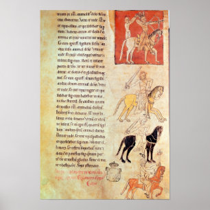 De vier paarden van de Apocalyps Poster