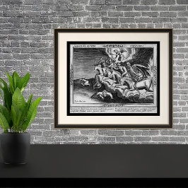 De vier paarden van de Apocalyps Poster