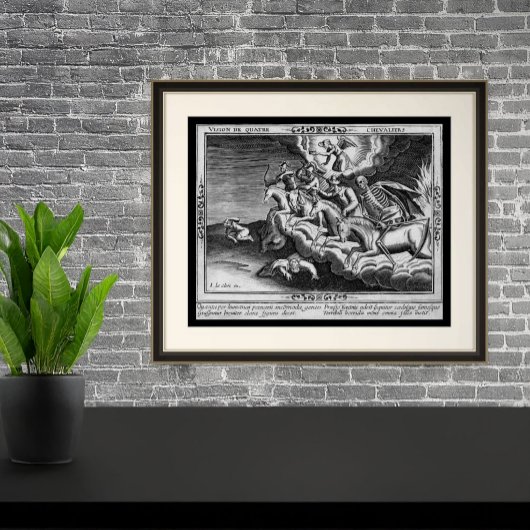 De vier paarden van de Apocalyps Poster