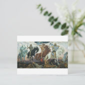 De vier paarden van de Apocalyspe Briefkaart (Staand voorkant)