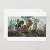 De vier paarden van de Apocalyspe Briefkaart (Voorkant / Achterkant)