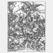 De vier paardenveenvlek fleece deken (Voorkant)