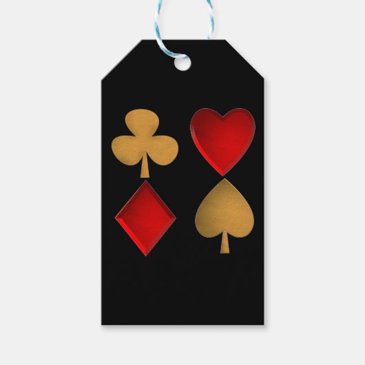 De vier pakken cadeaulabel (Voorkant)